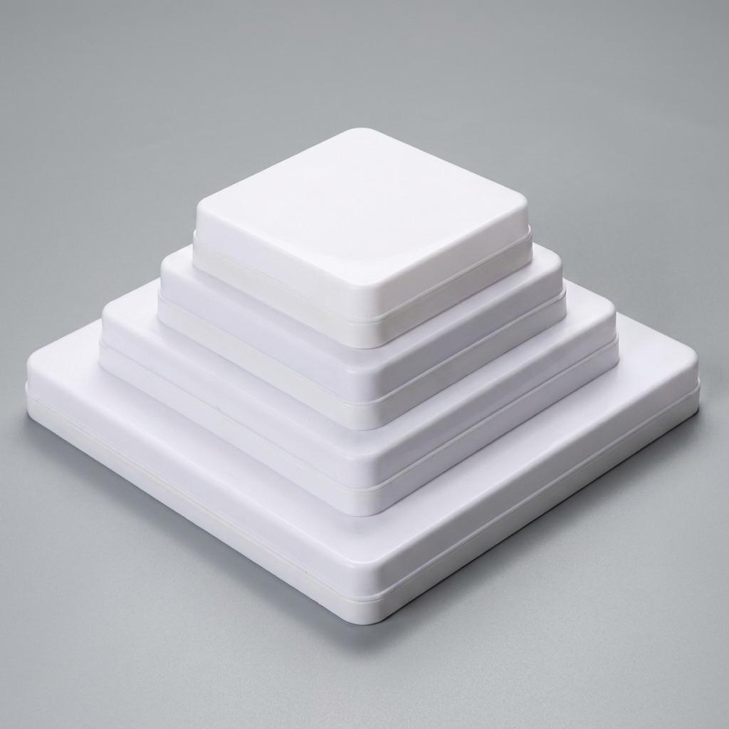 Plafon de Teto Lucen LED Quadrado Minimalista