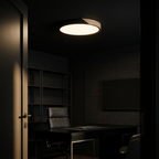 Plafon de Teto Zenith LED Ultrafino Dimerizável Madeira