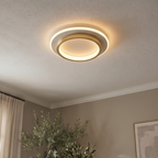 Plafon LED Ring Minimalista Dourado