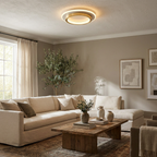Plafon LED Ring Minimalista Dourado