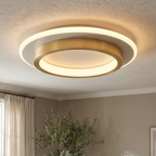 Plafon LED Ring Minimalista Dourado