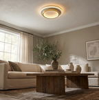 Plafon LED Ring Minimalista Dourado
